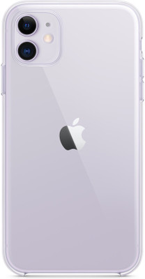 CASE CREATION Back Cover for iPhone 11 Pro Max Transparent Silicone Full Protection TPU Back Case Thin Shockproof(Transparent, Dual Protection, Pack of: 1)