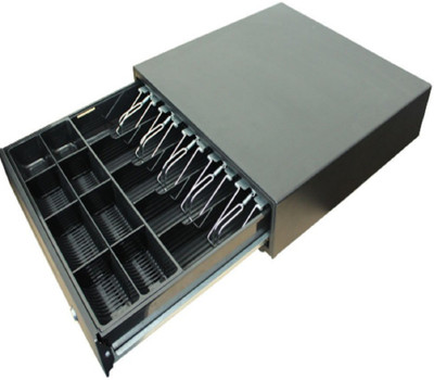 DRMS STORE 13 Compartments METAL CASH DRAWER(Black)