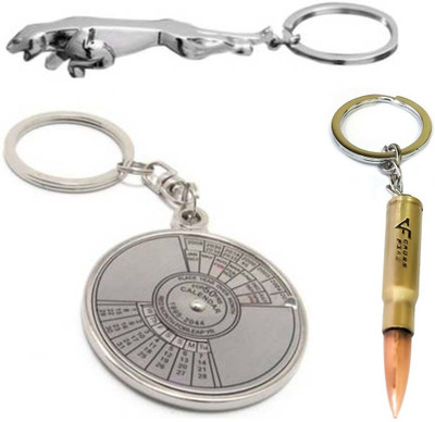 ShopTop Compass Date Perpetual With Calendar 50 Years and JR with Key Chain Key Chain