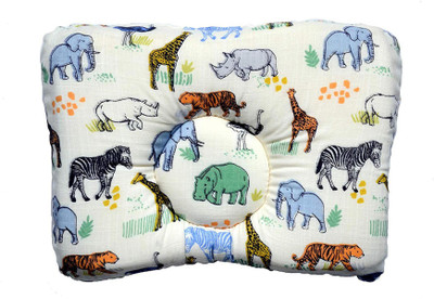 MODERN HOMES - feel the difference Memory Foam Animals Baby Pillow Pack of 1(Multicolor)