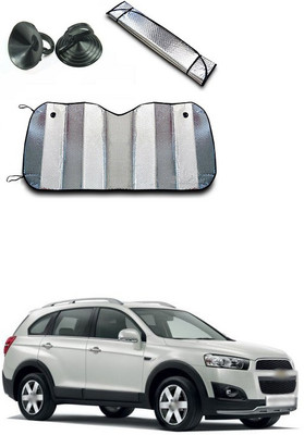 XZRTZ Rear Window, Dashboard Sun Shade For Chevrolet Captiva(Silver)