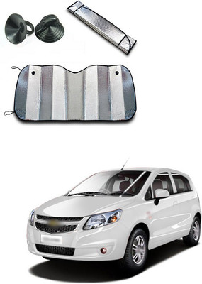XZRTZ Rear Window, Dashboard Sun Shade For Chevrolet Sail UVA(Silver)