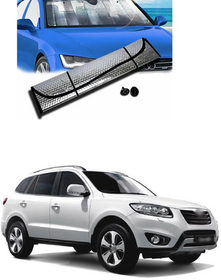 PECUNIA Rear Window, Dashboard Sun Shade For Hyundai Elite i20(Silver)