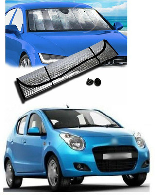 PECUNIA Rear Window, Dashboard Sun Shade For Maruti Suzuki A-Star(Silver)