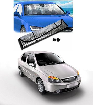 PECUNIA Rear Window, Dashboard Sun Shade For Tata Indigo(Silver)