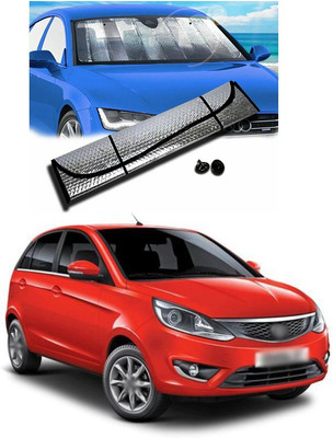 PECUNIA Rear Window, Dashboard Sun Shade For Tata Bolt(Silver)