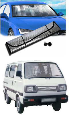 PECUNIA Rear Window, Dashboard Sun Shade For Maruti Suzuki Omni(Silver)