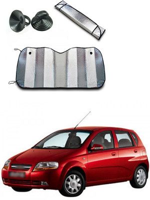 XZRTZ Rear Window, Dashboard Sun Shade For Chevrolet Captiva(Silver)