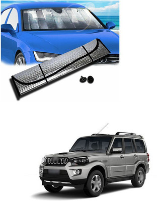 PECUNIA Rear Window, Dashboard Sun Shade For Mahindra Scorpio(Silver)