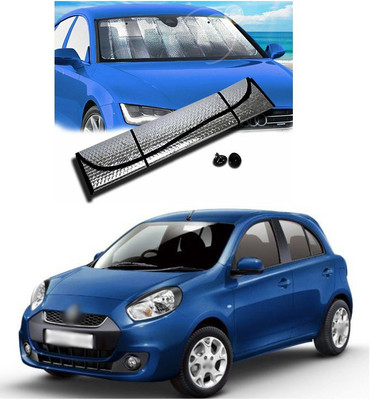PECUNIA Rear Window, Dashboard Sun Shade For Renault Kwid(Silver)