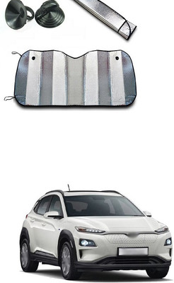 XZRTZ Rear Window, Dashboard Sun Shade For Hyundai Elite i20(Silver)