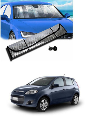 PECUNIA Rear Window, Dashboard Sun Shade For Fiat Palio(Silver)
