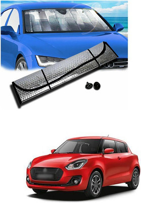 PECUNIA Rear Window, Dashboard Sun Shade For Maruti Suzuki Swift(Silver)