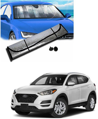 PECUNIA Rear Window, Dashboard Sun Shade For Hyundai Tucson(Silver)