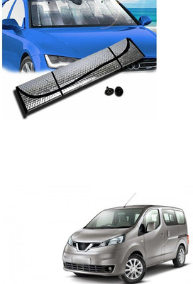 PECUNIA Rear Window, Dashboard Sun Shade For Nissan Evalia(Silver)