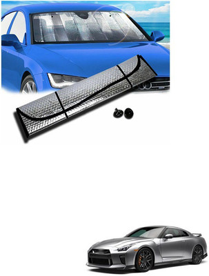 PECUNIA Rear Window, Dashboard Sun Shade For Nissan Evalia(Silver)