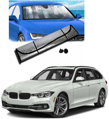 PECUNIA Rear Window, Dashboard Sun Shade For BMW 3 Series(Silver)