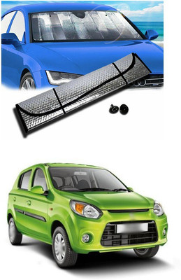 PECUNIA Rear Window, Dashboard Sun Shade For Maruti Suzuki Alto 800(Silver)