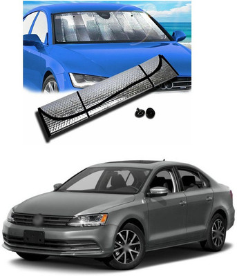 PECUNIA Rear Window, Dashboard Sun Shade For Volkswagen Jetta(Silver)