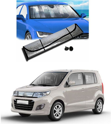 PECUNIA Rear Window, Dashboard Sun Shade For Maruti Suzuki WagonR(Silver)