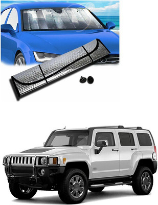 PECUNIA Rear Window, Dashboard Sun Shade For GM Hummer H3(Silver)