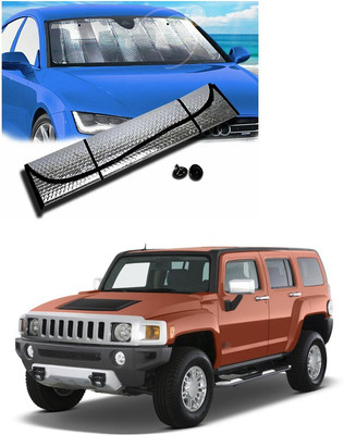 PECUNIA Rear Window, Dashboard Sun Shade For GM Hummer H2(Silver)