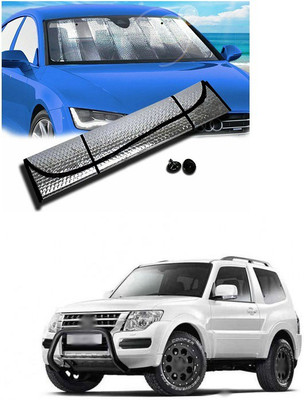 PECUNIA Rear Window, Dashboard Sun Shade For Mitsubishi Pajero(Silver)