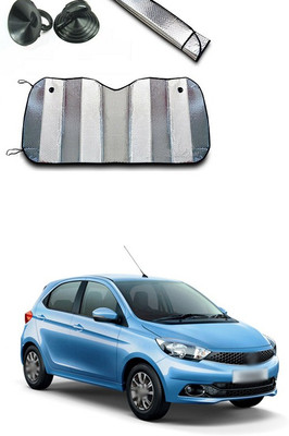 XZRTZ Rear Window, Dashboard Sun Shade For Tata Tiago(Silver)
