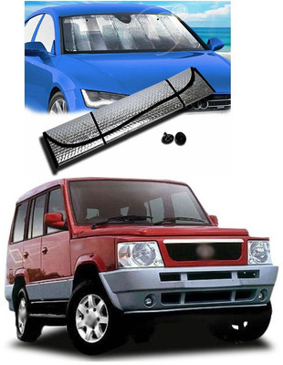 PECUNIA Rear Window, Dashboard Sun Shade For Tata Sumo(Silver)