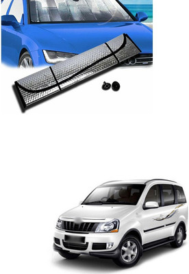 PECUNIA Rear Window, Dashboard Sun Shade For Mahindra Xylo(Silver)