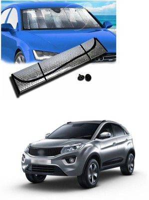 PECUNIA Rear Window, Dashboard Sun Shade For Tata Nexon(Silver)