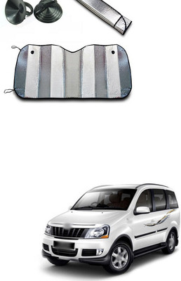 XZRTZ Rear Window, Dashboard Sun Shade For Mahindra Xylo(Silver)