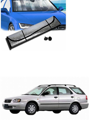 PECUNIA Rear Window, Dashboard Sun Shade For Maruti Suzuki Baleno(Silver)