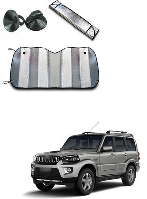 XZRTZ Rear Window, Dashboard Sun Shade For Mahindra Scorpio(Silver)