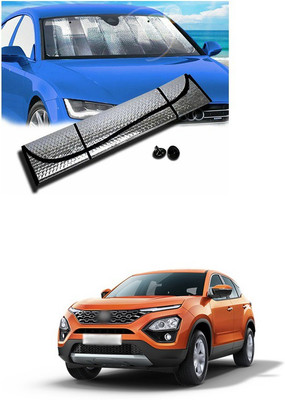 PECUNIA Rear Window, Dashboard Sun Shade For Tata Aria(Silver)