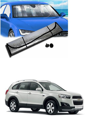 PECUNIA Rear Window, Dashboard Sun Shade For Chevrolet Captiva(Silver)