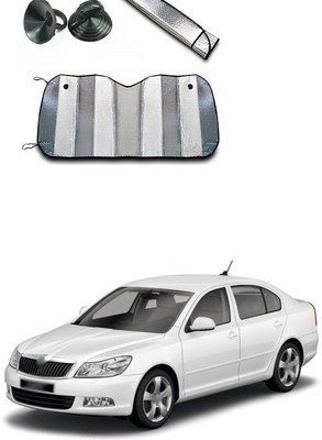 XZRTZ Rear Window, Dashboard Sun Shade For Skoda Laura(Silver)