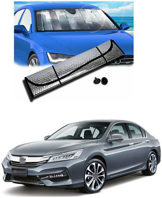 PECUNIA Rear Window, Dashboard Sun Shade For Honda Accord(Silver)