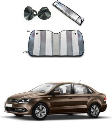 XZRTZ Rear Window, Dashboard Sun Shade For Volkswagen Vento(Silver)