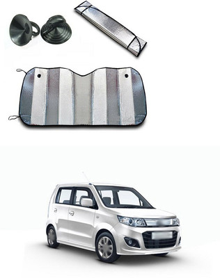 XZRTZ Rear Window, Dashboard Sun Shade For Maruti Suzuki WagonR(Silver)