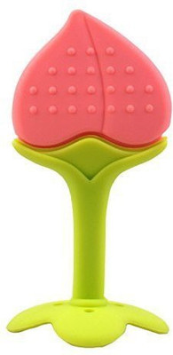Roforuf Silicon Fruit Shape Baby Teether/Silicone Dental Care (pack of 1) Teether(Teether pk-1)
