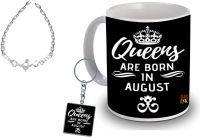 AMKK Mug, Keychain, Jewelry Gift Set