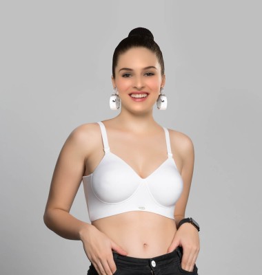 Trylo Riza Shapi 360 Women Full Coverage Lightly Padded Bra(White)