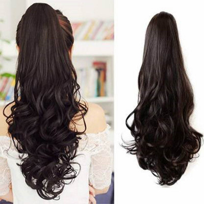Views Claw Clip Based Natural Brown Ponytail Hair Extension