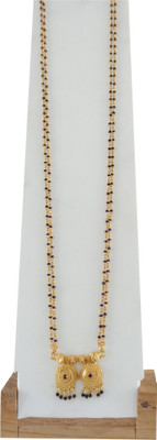 Dency Brass Gold-plated Gold Jewellery Set(Pack of 1)