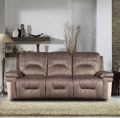 Hometown Fabric Manual Recliners Recliner  (Finish Color - Brown, Knock Down)