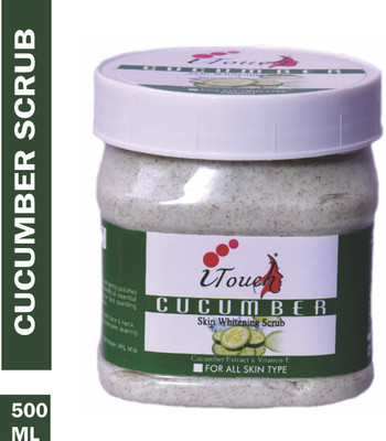 I TOUCH HERBAL CUCUMBER SCRUB FOR FACE AND BODY Scrub(500 ml)