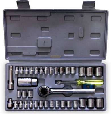 Trilok 40 in 1 Toolkit Socket Set (Pack of 1) Socket Set(Pack of 40)