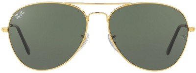 Ray-Ban Aviator Sunglasses(For Men, Green)