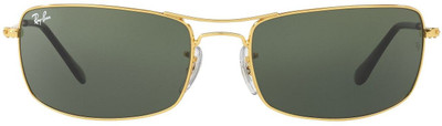 Ray-Ban Rectangular Sunglasses(For Men, Green)